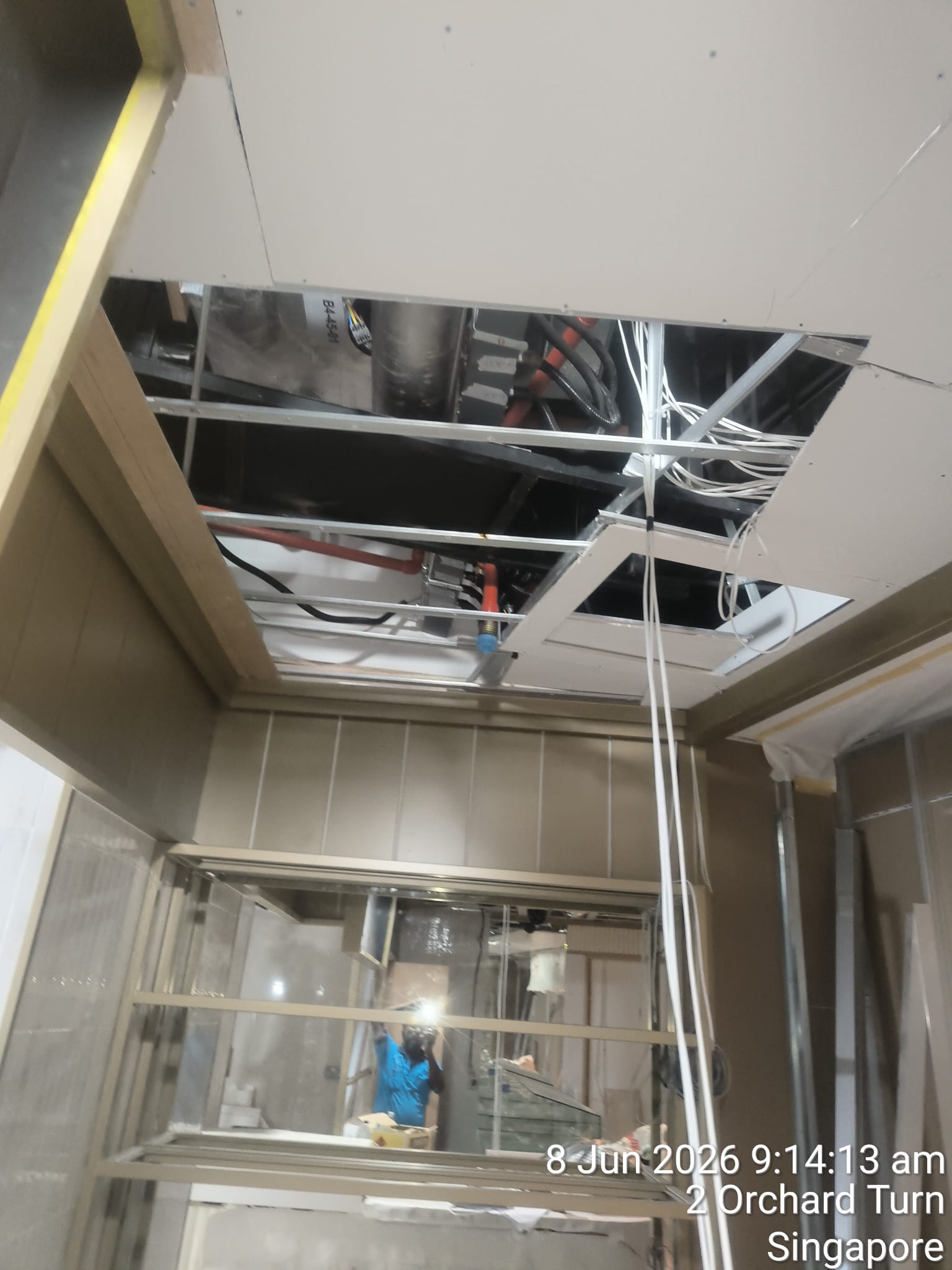 AR Engineering Ceiling Partition Singapore — drywall partition framing with metal stud work